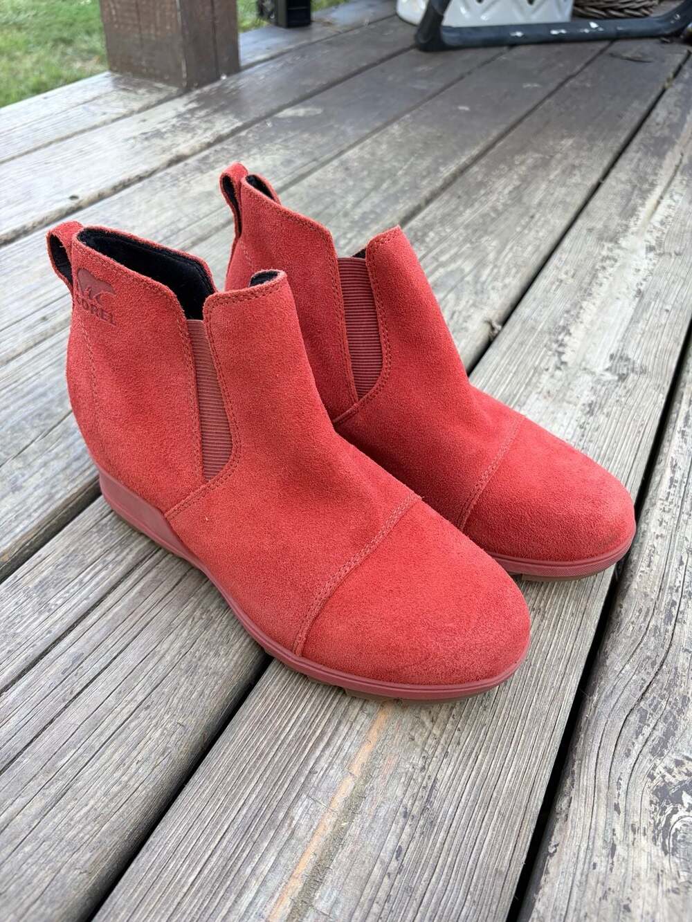 NEW Womens Sorel Evie Pull-On Waterproof Booties, size 7 shoes